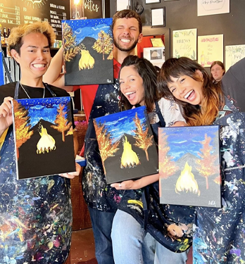 In-Studio Private Parties | Paint and Sip Parties | Muse Paintbar