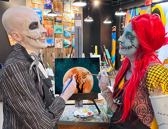 Halloween Paint n Sip Party
